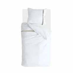 Walra - Dekbedovertrek Timeless Chic - 140x220 Cm - Wit
