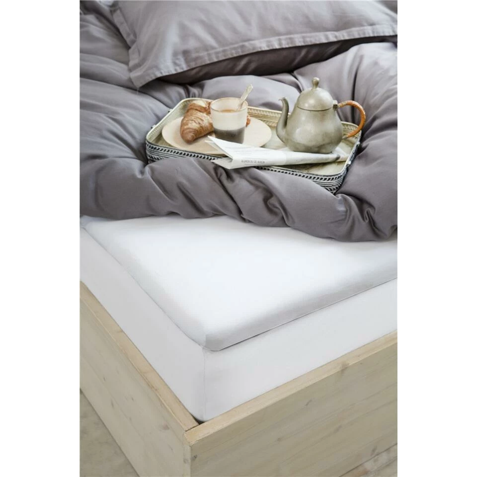 Walra - Molton Cotton Cover - 160x200 Cm - Wit 6 Walra - Molton Cotton Cover - 160x200 Cm - Wit - Afbeelding 4