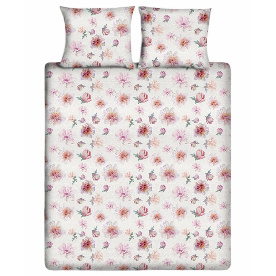 Ten Cate Katoenen Lits Jumeaux Dekbedovertrek - 240x200/220 - Pastry Pink 3 Ten Cate Katoenen Lits Jumeaux Dekbedovertrek - 240x200/220 - Pastry Pink