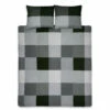 Ten Cate Katoenen Lits Jumeaux Dekbedovertrek - 240x200/220 - Block Antraciet -NL Beddengoed Verkoop 2024 1000023965