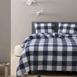 Ten Cate Katoenen Eenpersoons Dekbedovertrek - 140x200/220 - Milo Marine -NL Beddengoed Verkoop 2024 1000023966 0110