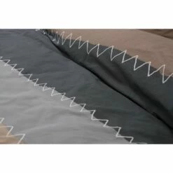Ten Cate Katoenen Tweepersoons Dekbedovertrek - 200x200/220 - Zig Zag Taupe -NL Beddengoed Verkoop 2024 1000023967 0111
