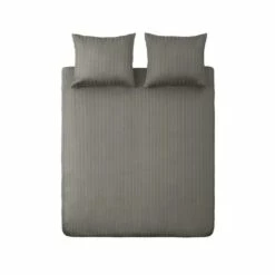 Ten Cate 100% Katoensatijnen Eenpersoons Dekbedovertrek - 140x200/220 - Taupe