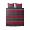 Ten Cate Katoenen Lits Jumeaux Dekbedovertrek - 240x200/220 - Thor Rood
