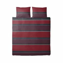 Ten Cate Katoenen Lits Jumeaux Dekbedovertrek - 240x200/220 - Thor Rood