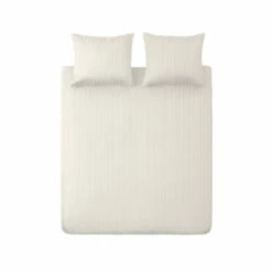 Ten Cate 100% Katoensatijnen Lits Jumeaux Dekbedovertrek - 240x200/220 - Naturel