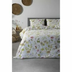 Ten Cate Katoenen Tweepersoons Dekbedovertrek - 200x200/220 - Flowers All-Over -NL Beddengoed Verkoop 2024 1000024025 0110