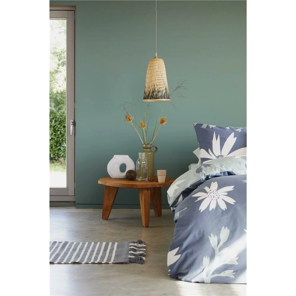 Walra - Dekbedovertrek Favorite Flowers - 240x220 Cm - Blauw / Jade 4 Walra - Dekbedovertrek Favorite Flowers - 240x220 Cm - Blauw / Jade - Afbeelding 2