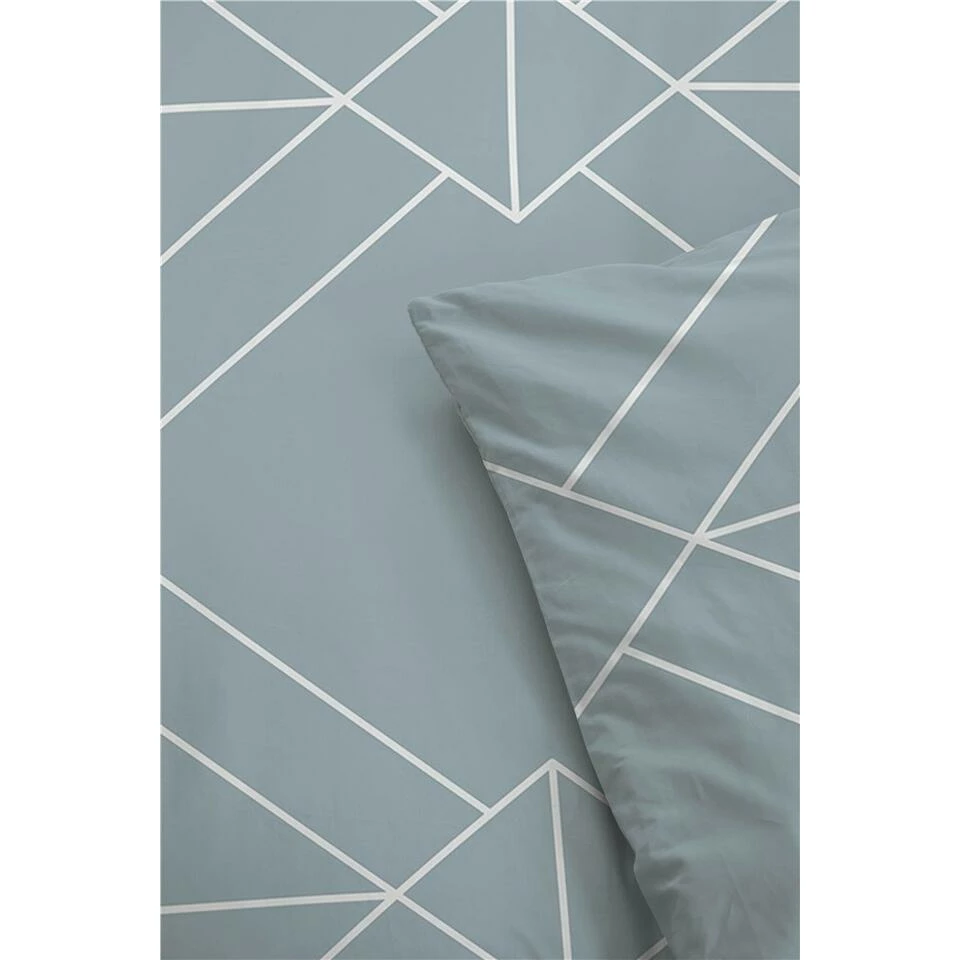 Byrklund - Dekbedovertrek Blue Graphic - 240x220 Cm - Licht Blauw 4 Byrklund - Dekbedovertrek Blue Graphic - 240x220 Cm - Licht Blauw - Afbeelding 2