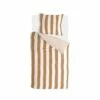 Walra - Dekbedovertrek Classic Stripe - 140x220 Cm - Cognac -NL Beddengoed Verkoop 2024 1000024990