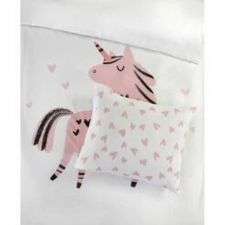 Kidzroom Unicorn Dekbedovertrek - 120x150 - Wit -NL Beddengoed Verkoop 2024 1000025141 0103