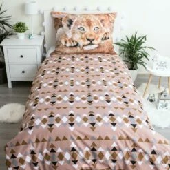 Animal Pictures Dekbedovertrek Leeuw - Eenpersoons -140 X 200 Cm - Katoen -NL Beddengoed Verkoop 2024 1000025437 0103