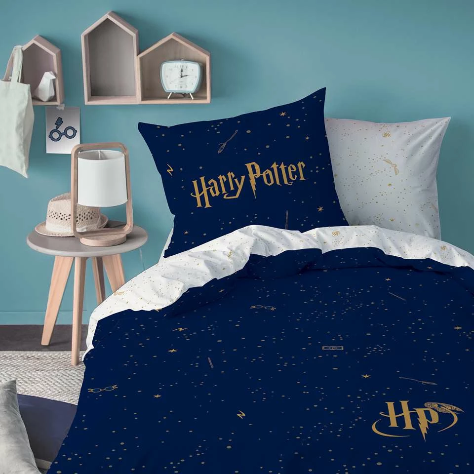 Harry Potter Dekbedovertrek Iconic - Eenpersoons - 140 X 200 Cm - Katoen 4 Harry Potter Dekbedovertrek Iconic - Eenpersoons - 140 X 200 Cm - Katoen - Afbeelding 2