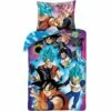 Dragon Ball Z Dekbedovertrek Super Saiyan - Eenpersoons - 140 X 200 Cm - Katoen -NL Beddengoed Verkoop 2024 1000025522