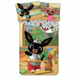 Bing Bunny Dekbedovertrek Flop En Sula - Eenpersoons - 140 X 200 Cm - Katoen