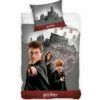 Harry Potter Dekbedovertrek Zweinstein - Eenpersoons - 140 X 200 Cm - Katoen -NL Beddengoed Verkoop 2024 1000025597