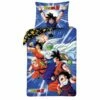 Dragon Ball Z Dekbedovertrek Fight - Eenpersoons - 140 X 200 Cm - Katoen -NL Beddengoed Verkoop 2024 1000027210