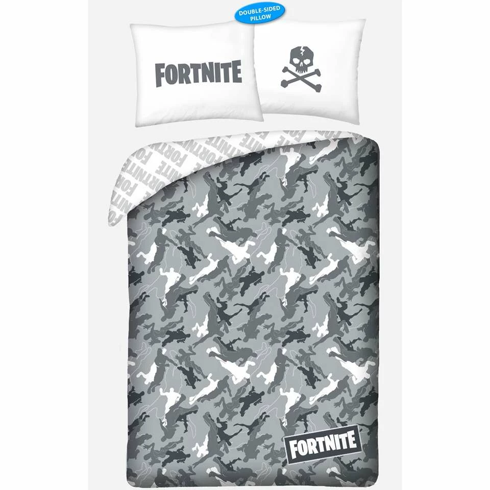 Fortnite Dekbedovertrek Dance Camo - Eenpersoons - 140 X 200 Cm - Katoen 3 Fortnite Dekbedovertrek Dance Camo - Eenpersoons - 140 X 200 Cm - Katoen