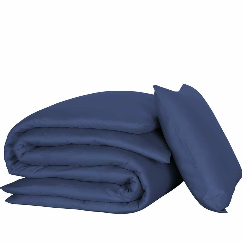 De Witte Lietaer Dekbedovertrek Katoen Satijn Olivia - 140 X 200/220 Cm - Blauw 5 De Witte Lietaer Dekbedovertrek Katoen Satijn Olivia - 140 X 200/220 Cm - Blauw - Afbeelding 3