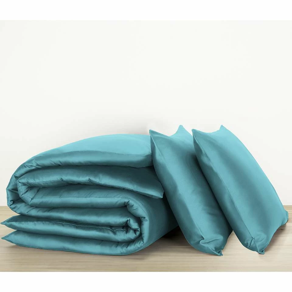 De Witte Lietaer Dekbedovertrek Katoen Satijn Olivia - 240 X 220 Cm - Groen 4 De Witte Lietaer Dekbedovertrek Katoen Satijn Olivia - 240 X 220 Cm - Groen - Afbeelding 2