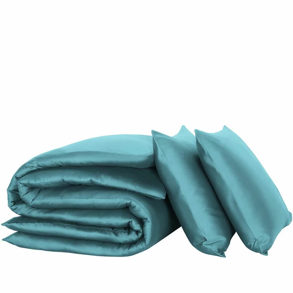 De Witte Lietaer Dekbedovertrek Katoen Satijn Olivia - 240 X 220 Cm - Groen 6 De Witte Lietaer Dekbedovertrek Katoen Satijn Olivia - 240 X 220 Cm - Groen - Afbeelding 4