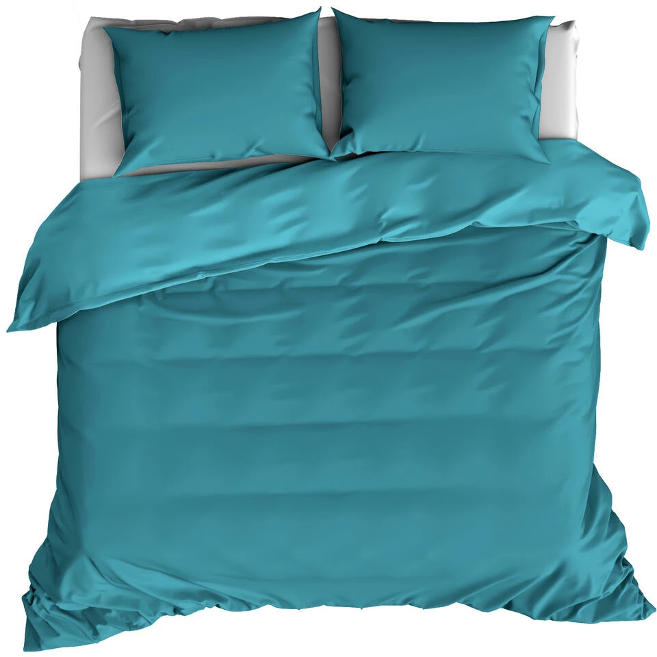 De Witte Lietaer Dekbedovertrek Katoen Satijn Olivia - 240 X 220 Cm - Groen 3 De Witte Lietaer Dekbedovertrek Katoen Satijn Olivia - 240 X 220 Cm - Groen