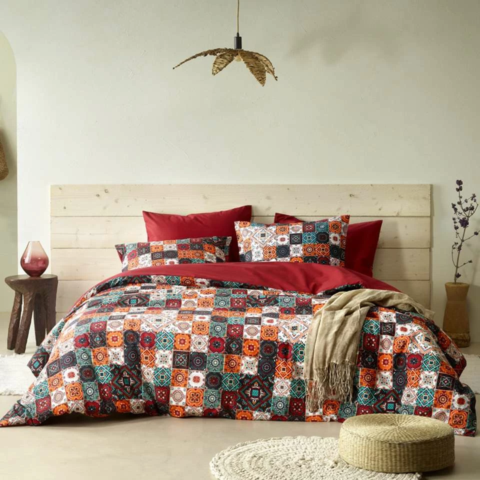 De Witte Lietaer Dekbedovertrek Ankara - Lits Jumeaux - 240 X 220 Cm - Katoen 4 De Witte Lietaer Dekbedovertrek Ankara - Lits Jumeaux - 240 X 220 Cm - Katoen - Afbeelding 2