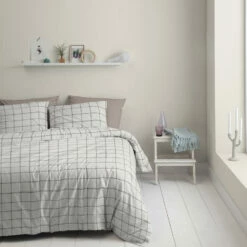Cinderella Dekbedovertrek Kody - Flanel - 240x200/220 Cm - Off White -NL Beddengoed Verkoop 2024 1000030581 0101