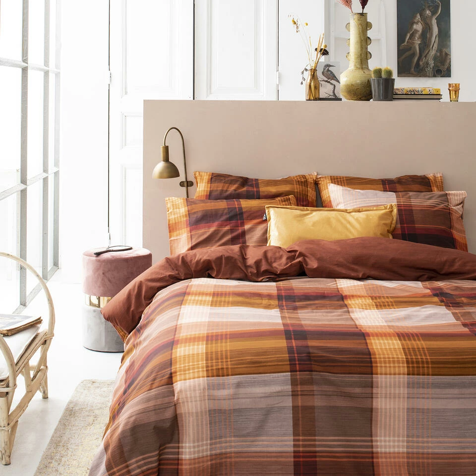 Cinderella Dekbedovertrek Ponte - Katoen - 200x200/220 Cm - Red Clay 4 Cinderella Dekbedovertrek Ponte - Katoen - 200x200/220 Cm - Red Clay - Afbeelding 2