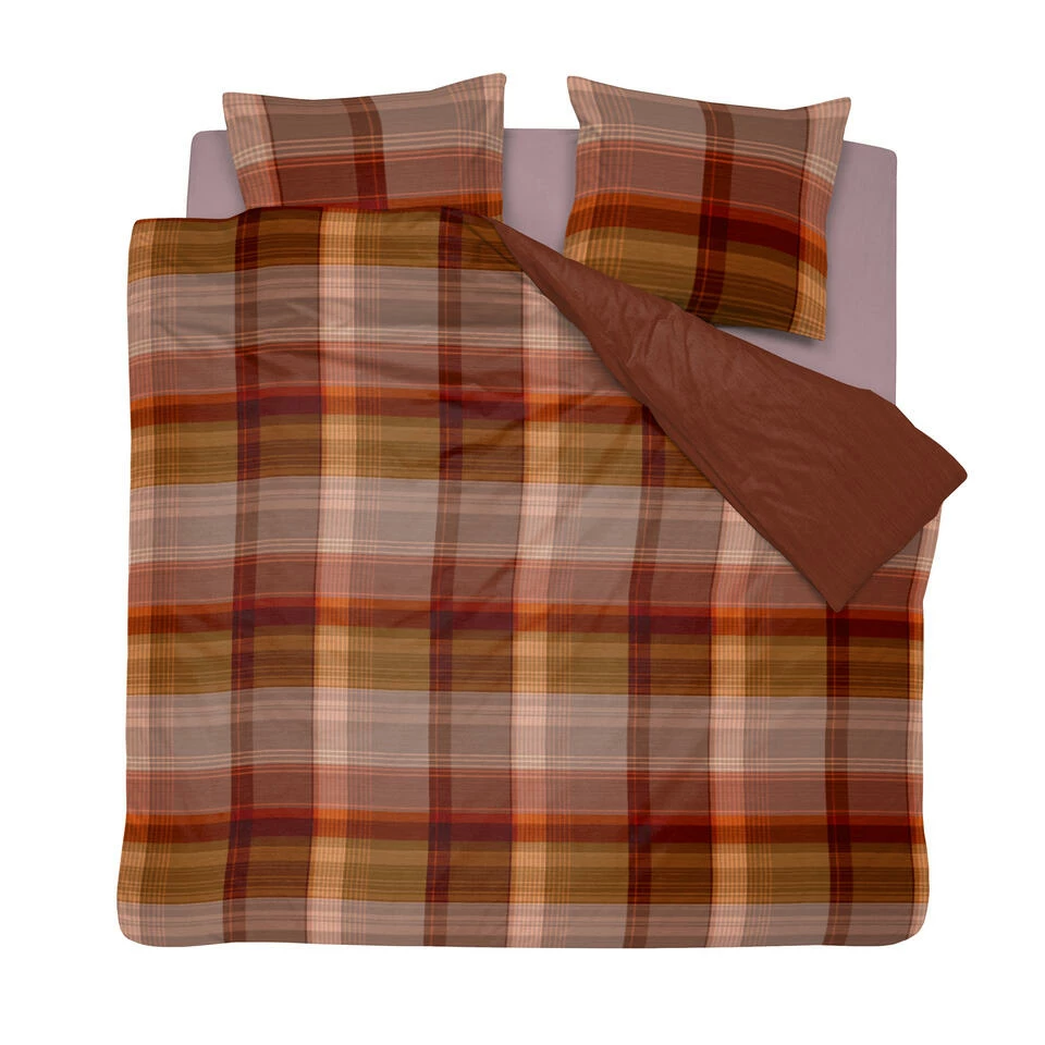 Cinderella Dekbedovertrek Ponte - Katoen - 200x200/220 Cm - Red Clay 3 Cinderella Dekbedovertrek Ponte - Katoen - 200x200/220 Cm - Red Clay