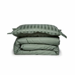 Damai Dekbedovertrek Katoen-satijn - 260x260/220cm - Groen Gestreept 7 Damai Dekbedovertrek Katoen-satijn - 260x260/220cm - Groen Gestreept -NL Beddengoed Verkoop 2024 1000030671 0101