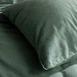 Damai Dekbedovertrek Flanel - 260 X 200/220cm - Groen -NL Beddengoed Verkoop 2024 1000030686 0102