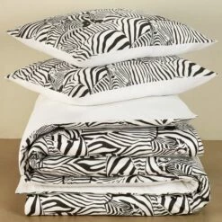 De Witte Lietaer Dekbedovertrek Zebra - 260 X 240 Cm - Katoen Satijn -NL Beddengoed Verkoop 2024 1000031352 0103