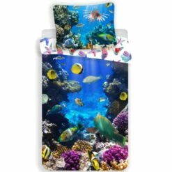 Animal Pictures Dekbedovertrek Onderwater - Eenpersoons - 140 X 200 Cm - Katoen
