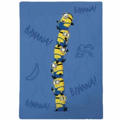 Minions Beddensprei Banana - 140 X 200 Cm - Polyester