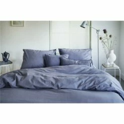 Walra - Dekbedovertrek Vintage Cotton - 240x220 Cm - Blauw -NL Beddengoed Verkoop 2024 1000034129 0102