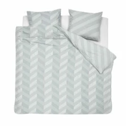 Damai Dekbedovertrek Atomy - Satijn - 200x200/220 Cm - Glacier