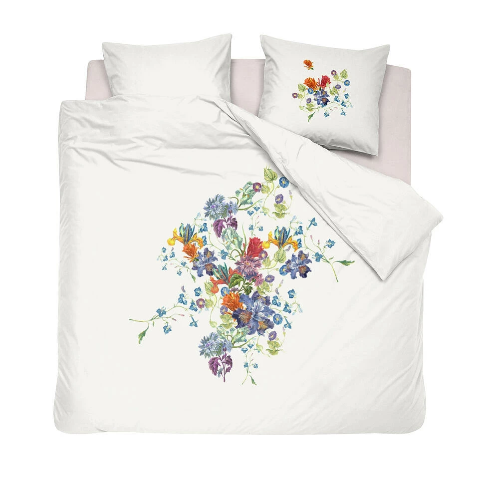 Cinderella Dekbedovertrek Iris - Satijn - 200x200/220 Cm - Off White 3 Cinderella Dekbedovertrek Iris - Satijn - 200x200/220 Cm - Off White