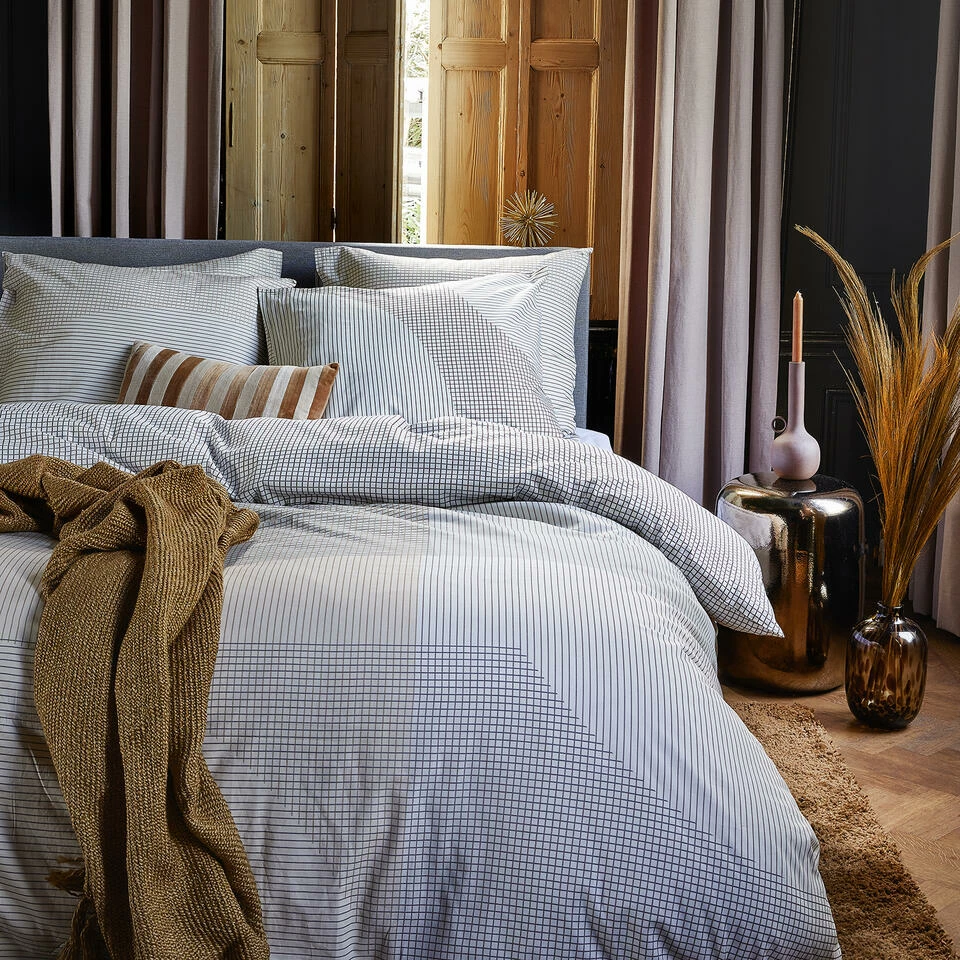 Damai Dekbedovertrek Base - Katoen - 240x200/220 Cm - Beige 6 Damai Dekbedovertrek Base - Katoen - 240x200/220 Cm - Beige - Afbeelding 4