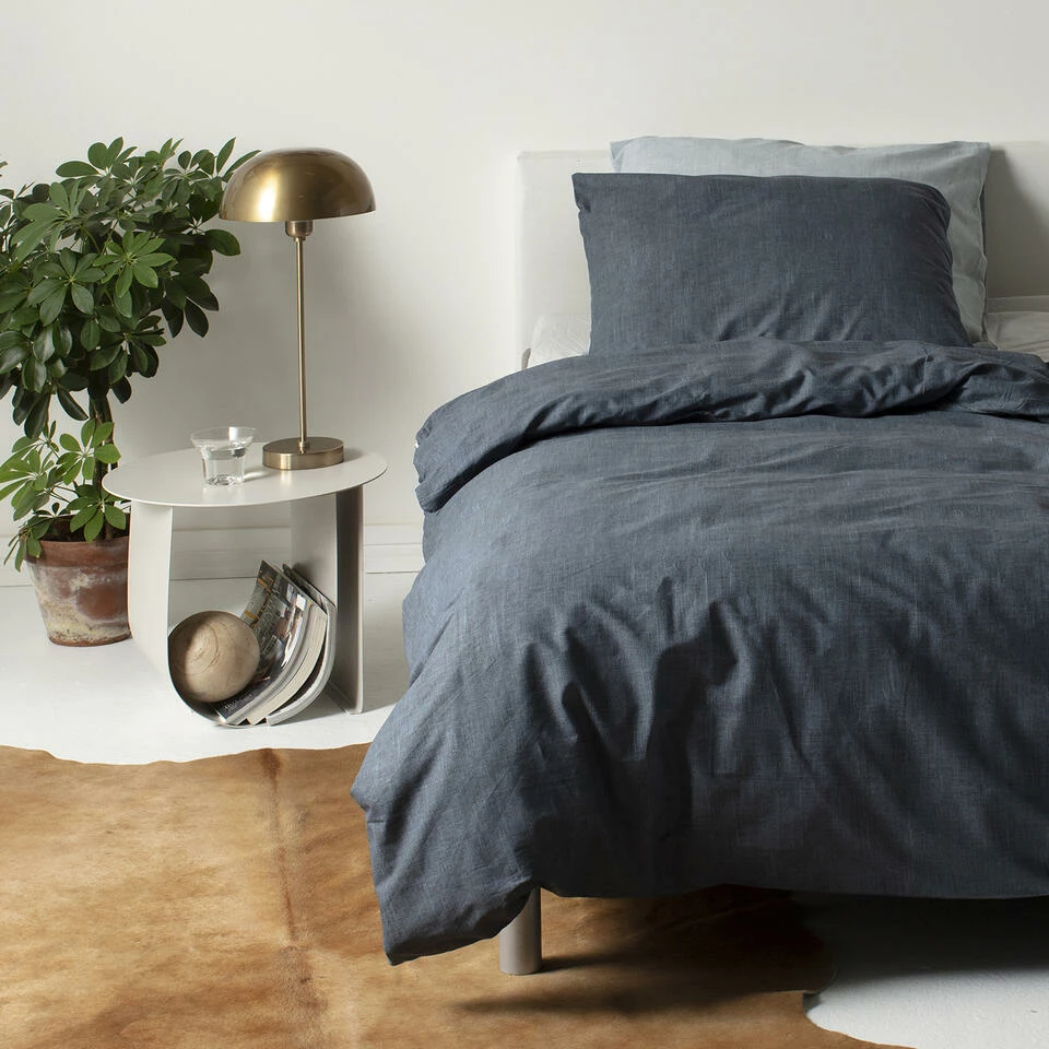 Cinderella Dekbedovertrek Lyn - Katoen - 140x200/220 Cm - Anthracite 4 Cinderella Dekbedovertrek Lyn - Katoen - 140x200/220 Cm - Anthracite - Afbeelding 2