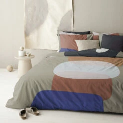 Damai Dekbedovertrek Miro - Katoen - 240x200/220 Cm - Warm Grey -NL Beddengoed Verkoop 2024 1000034594 0101