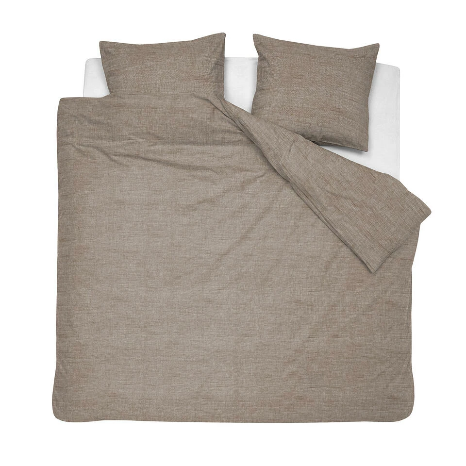 Cinderella Dekbedovertrek Lyn - Katoen - 240x200/220 Cm - Sand 3 Cinderella Dekbedovertrek Lyn - Katoen - 240x200/220 Cm - Sand