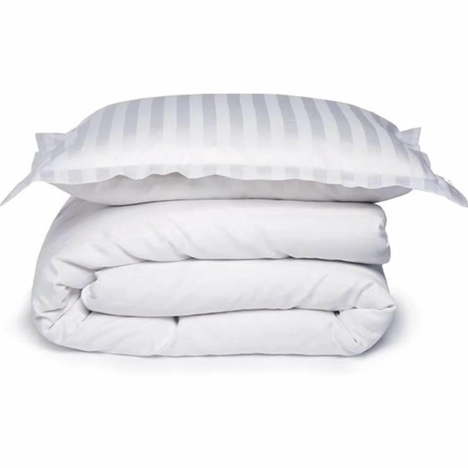 Dekbedovertrek Damai Linea White Satijn-260x200/220 4 Dekbedovertrek Damai Linea White Satijn-260x200/220 - Afbeelding 2