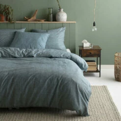 Cinderella Dekbedovertrek Lyn - Katoen - 240x200/220 Cm - Petrol -NL Beddengoed Verkoop 2024 1000034671 0101