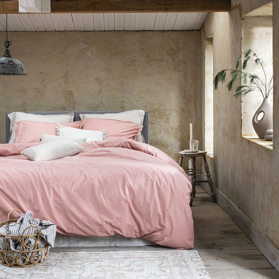 Cinderella Dekbedovertrek Moon - Katoen - 240x200/220 Cm - Cameo Pink 4 Cinderella Dekbedovertrek Moon - Katoen - 240x200/220 Cm - Cameo Pink - Afbeelding 2