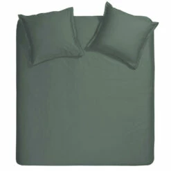 Cinderella Dekbedovertrek Sundays - Satijn - 200x200/220 Cm - Green