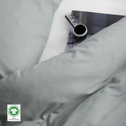 Damai Dekbedovertrek Organic Satijn Grey-2-persoons (200 X 200/220 Cm) -NL Beddengoed Verkoop 2024 1000034947 0102