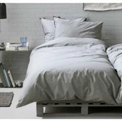 Damai Dekbedovertrek Studio Light Grey-240x200/220 -NL Beddengoed Verkoop 2024 1000035040 0102
