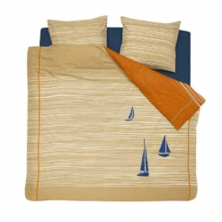 Cinderella Dekbedovertrek Boats - Katoen - 240x200/220 Cm - Burned Orange -NL Beddengoed Verkoop 2024 1000035046 0101