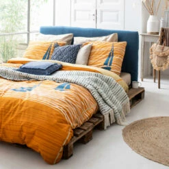 Cinderella Dekbedovertrek Boats - Katoen - 240x200/220 Cm - Burned Orange -NL Beddengoed Verkoop 2024 1000035046 0102